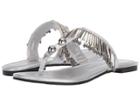 Katy Perry The Brenna (silver Metallic Leather) Women's Shoes
