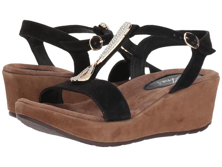 Spring Step Lawna (black Suede) Women's Shoes