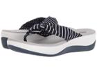 Clarks Arla Glison (navy Printed Fabric) Women's Sandals