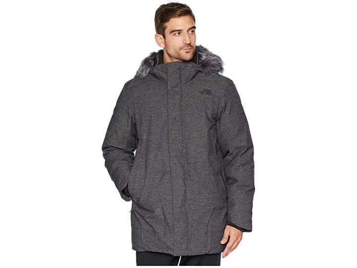 The North Face Defdown Parka Gtx (tnf Dark Grey Heather) Men's Coat