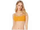 Roxy Color My Life Athletic Swimsuit Top (inca Gold) Women's Swimwear