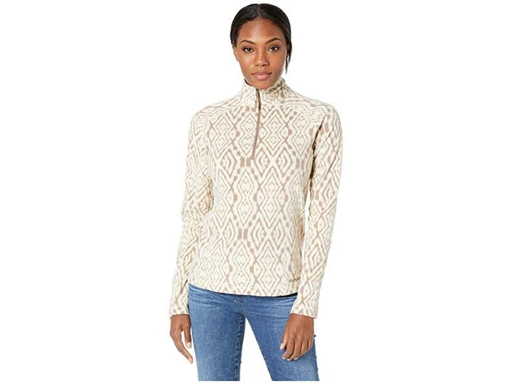 Marmot Rocklin 1/2 Zip (oatmeal/cappuccino) Women's Clothing