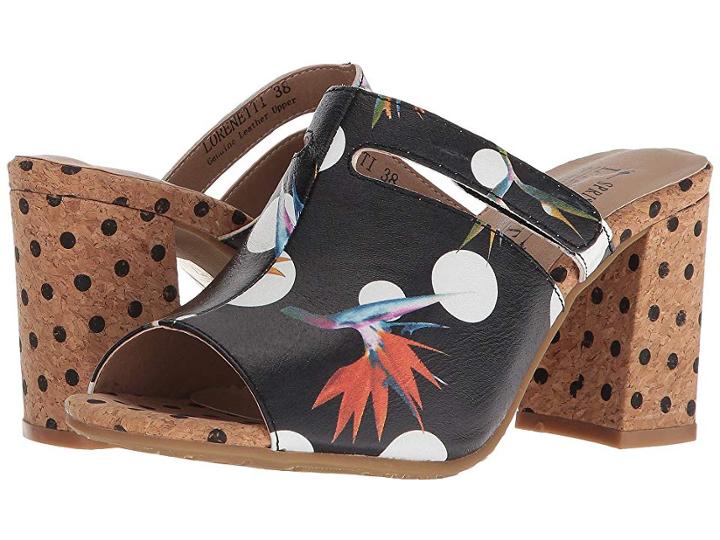 L'artiste By Spring Step Lorenetti (black Multi) Women's Shoes