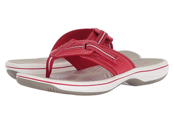Clarks Brinkley Jazz (red Synthetic) Women's Shoes