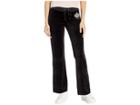 Juicy Couture Track Velour Juicy Highness Del Rey Pants (pitch Black) Women's Casual Pants