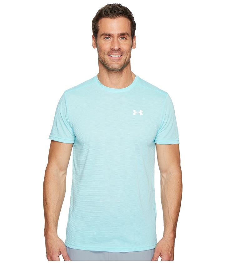 Under Armour Ua Streaker Shortsleeve Tee (tropical Tide/reflective) Men's Workout