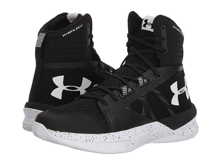 Under Armour Ua Highlight Ace (black/black/white) Women's Shoes