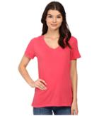 Lamade Staple V S/s Tee (rosso) Women's T Shirt