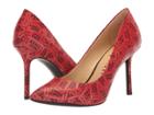 Katy Perry The Sissy (red/gold Ticket Print) Women's Shoes