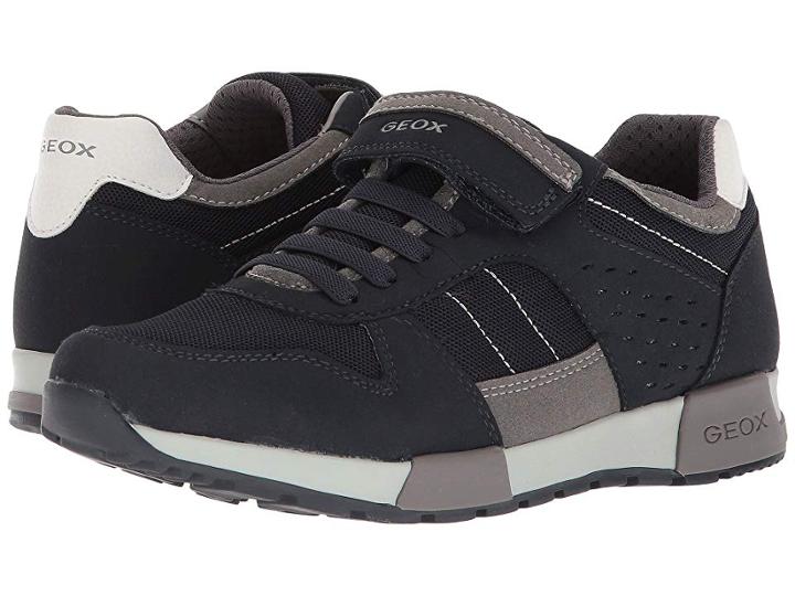 Geox Kids Alfier 1 (big Kid) (navy/grey) Boy's Shoes