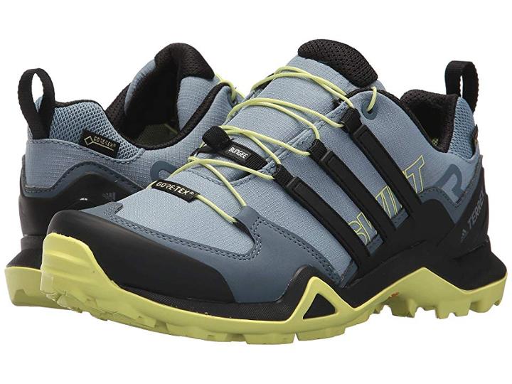 Adidas Outdoor Terrex Swift R2 Gtx(r) (raw Grey/black/semi Frozen Yellow) Women's Walking Shoes