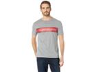 Calvin Klein Jeans Outline Logo Box Crew Neck Tee (steel Wool Heather) Men's T Shirt