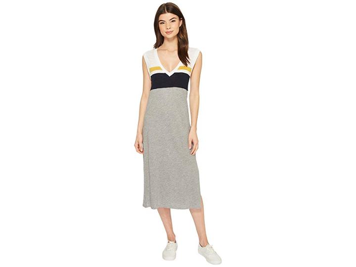 Rvca Scorekeeper Dress (heather Grey) Women's Dress