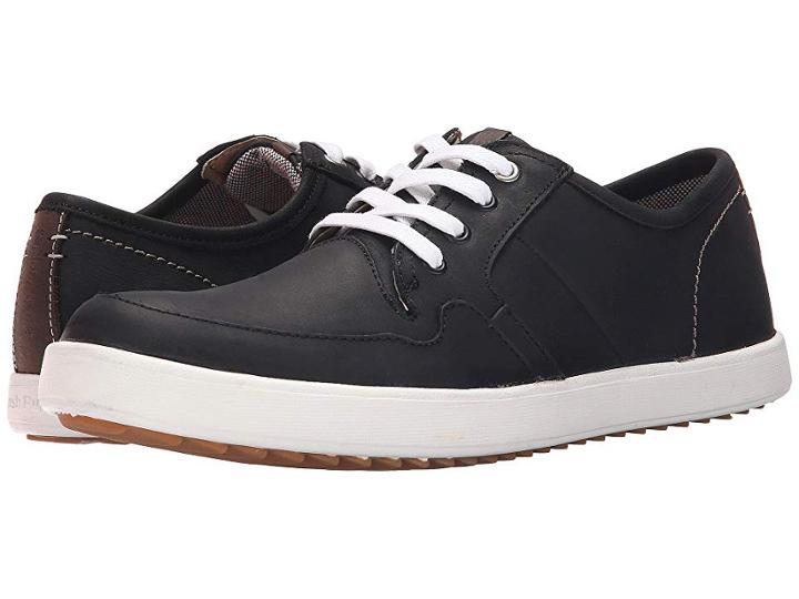 Hush Puppies Hanston Roadside (black Leather) Men's Lace Up Casual Shoes