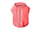 Under Armour Kids Threadborne Short Sleeve Hoodie (big Kids) (penta Pink Fade Heather/penta Pink) Girl's Sweatshirt