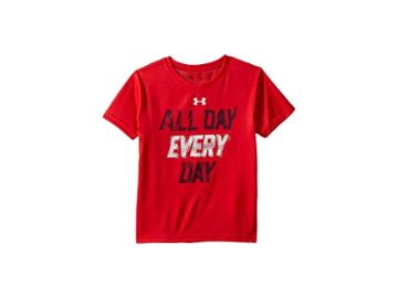Under Armour Kids All Day Every Day Short Sleeve (little Kids/big Kids) (red) Boy's Clothing