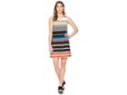 Karen Kane Modern Art Shift Dress (stripe) Women's Dress