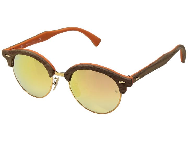 Ray-ban 0rb4246m (gradient Brown/mirror Pink) Fashion Sunglasses