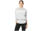 Puma Modern Sports Hoodie (light Grey Heather) Women's Sweatshirt