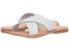Chinese Laundry Pure (white Leather) Women's Slide Shoes