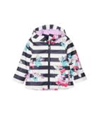 Joules Kids Printed Rubber Coat (toddler/little Kids/big Kids) (margate Floral) Girl's Coat