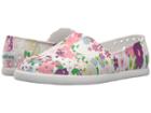Native Kids Shoes Verona Print (little Kid) (shell White/shell White/daisy Chain) Girl's Shoes