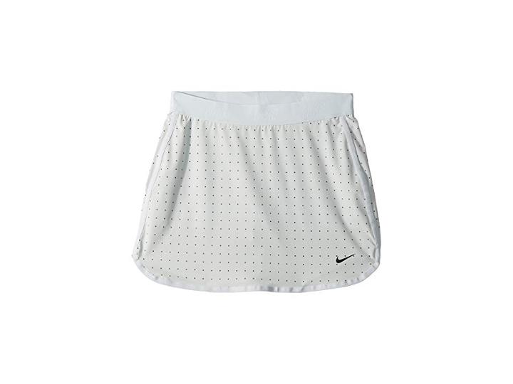 Nike Kids Tournament Skort (little Kids/big Kids) (prpltm/d Grey/d Grey/flslvr) Girl's Skort