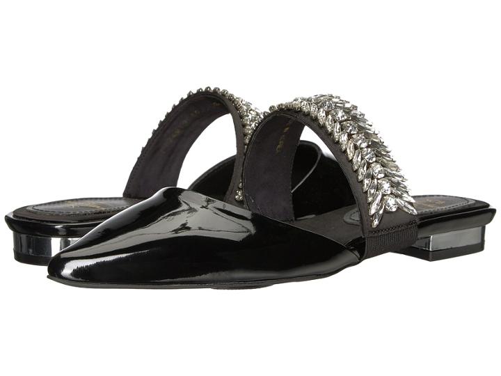 Suecomma Bonnie Jewel Strap Mules (black/multi) Women's Flat Shoes