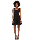 Dsquared2 Sleeveless Fit And Flare Dress (black) Women's Dress