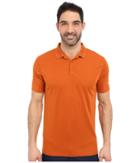 Nike Golf Victory Solid Polo (desert Orange/white) Men's Short Sleeve Pullover