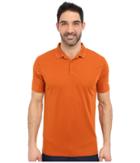 Nike Golf Victory Solid Polo (desert Orange/white) Men's Short Sleeve Pullover