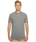 Lacoste Short Sleeve 'semi Fancy' Petit Pique 2 Wires Slim (galaxite Chine) Men's Short Sleeve Pullover