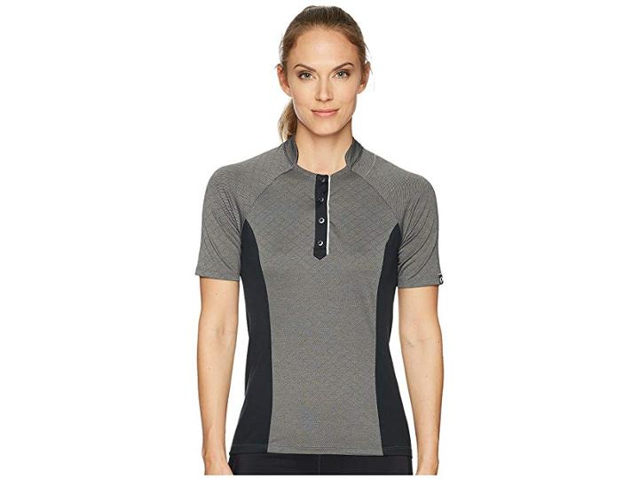 Pearl Izumi Select Escape Texture Jersey (smoked Pearl Twill/black) Women's Clothing