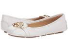 Michael Michael Kors Fulton Moc (optic White Vachetta) Women's Slip On  Shoes