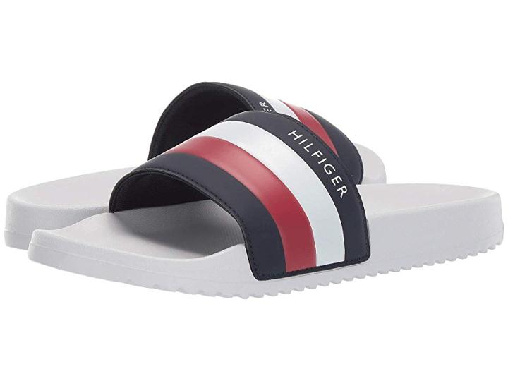 Tommy Hilfiger Rozi (white) Men's Slide Shoes