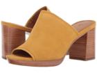 Frye Blake Mule (mustard Suede) Women's Clog/mule Shoes