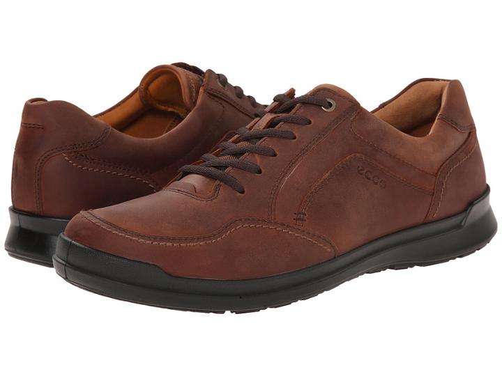 Ecco Howell Tie (cognac) Men's  Shoes
