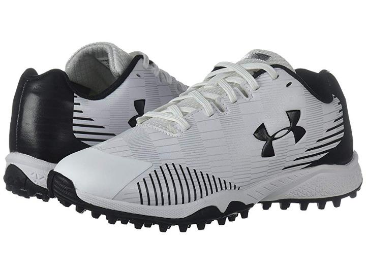 Under Armour Ua Lax Finisher Tf (white/black) Women's Shoes