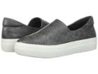 J/slides Ariana (dark Grey Embossed Lux) Women's Shoes