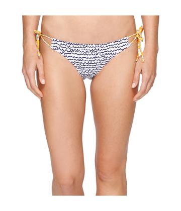 Echo Design Fleur De La Mer String Bikini Bottom (white) Women's Swimwear