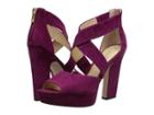 Jessica Simpson Tehya (sangria Luxe Kid Suede) Women's Shoes