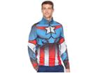 Spyder Marvel Tech 1/4 Zip (french Blue/captain) Men's Long Sleeve Pullover
