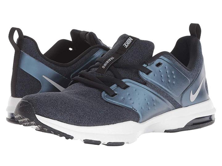Nike Air Bella Tr Premium (black/metallic Silver/armory Navy) Women's Cross Training Shoes
