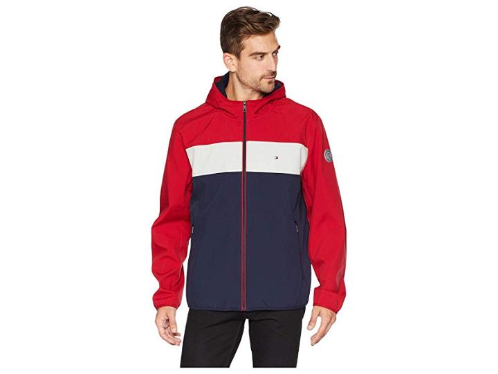 Tommy Hilfiger Performance Hoodie (red/white/blue) Men's Sweatshirt