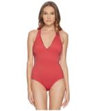 Stella Mccartney Neoprene Mesh One-piece (pink) Women's Swimsuits One Piece