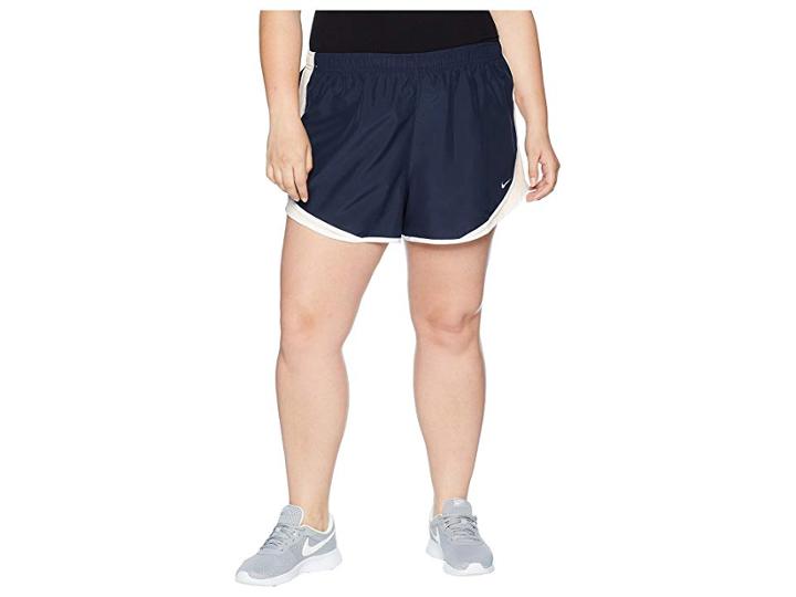 Nike Dry Tempo 3 Running Short (size 1x-3x) (obsidian/crimson Tint/white/wolf Grey) Women's Shorts