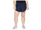 Nike Dry Tempo 3 Running Short (size 1x-3x) (obsidian/crimson Tint/white/wolf Grey) Women's Shorts