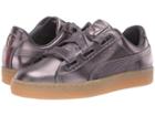 Puma Basket Heart Luxe (quiet Shade/quiet Shade) Women's Lace Up Casual Shoes