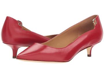 Tory Burch Elizabeth 40mm Pump (dark Redstone) Women's Shoes