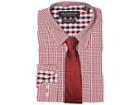 Nick Graham Mini Gingham Check (red) Men's Clothing